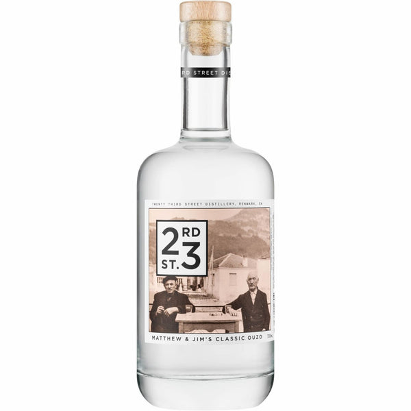 23rd Street Distillery Matthew & Jim's Classic Ouzo, 700ml 37% Alc - Sippify