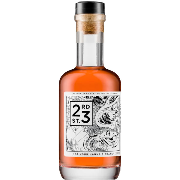 23rd Street Distillery Not Your Nanna's Brandy, 200ml 40% Alc. - Sippify