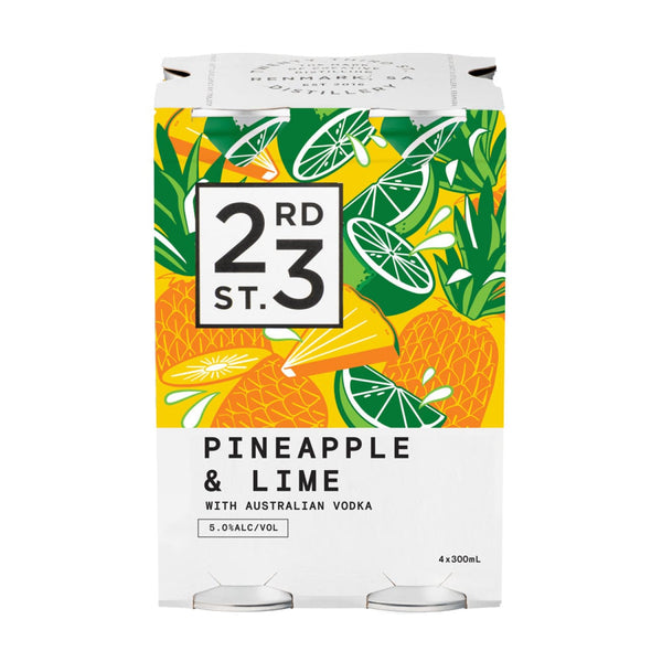 23rd Street Pineapple & Lime with Australian Vodka 4x300mL