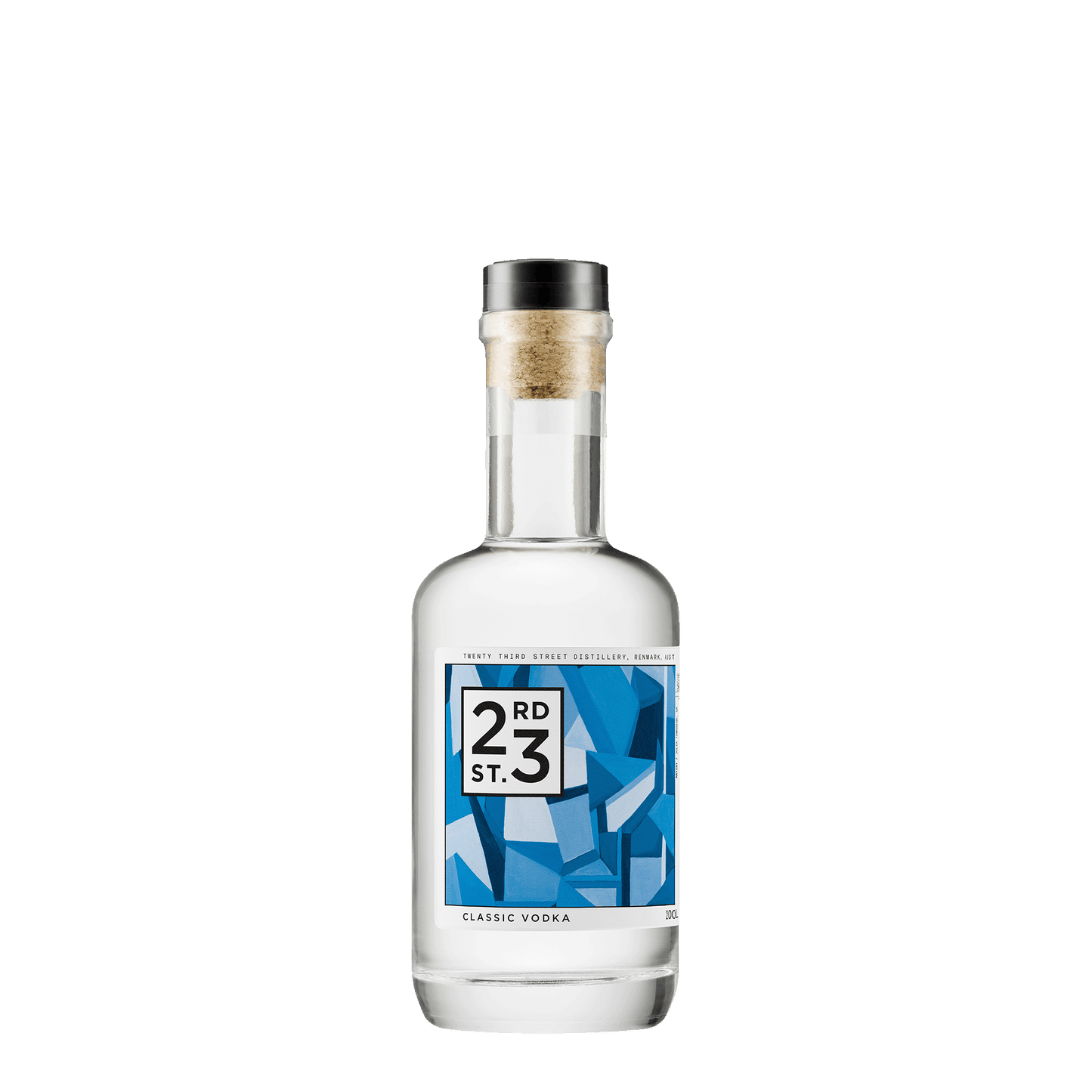 23rd Street Distillery Classic Vodka, 200ml 37% Alc - Vodka