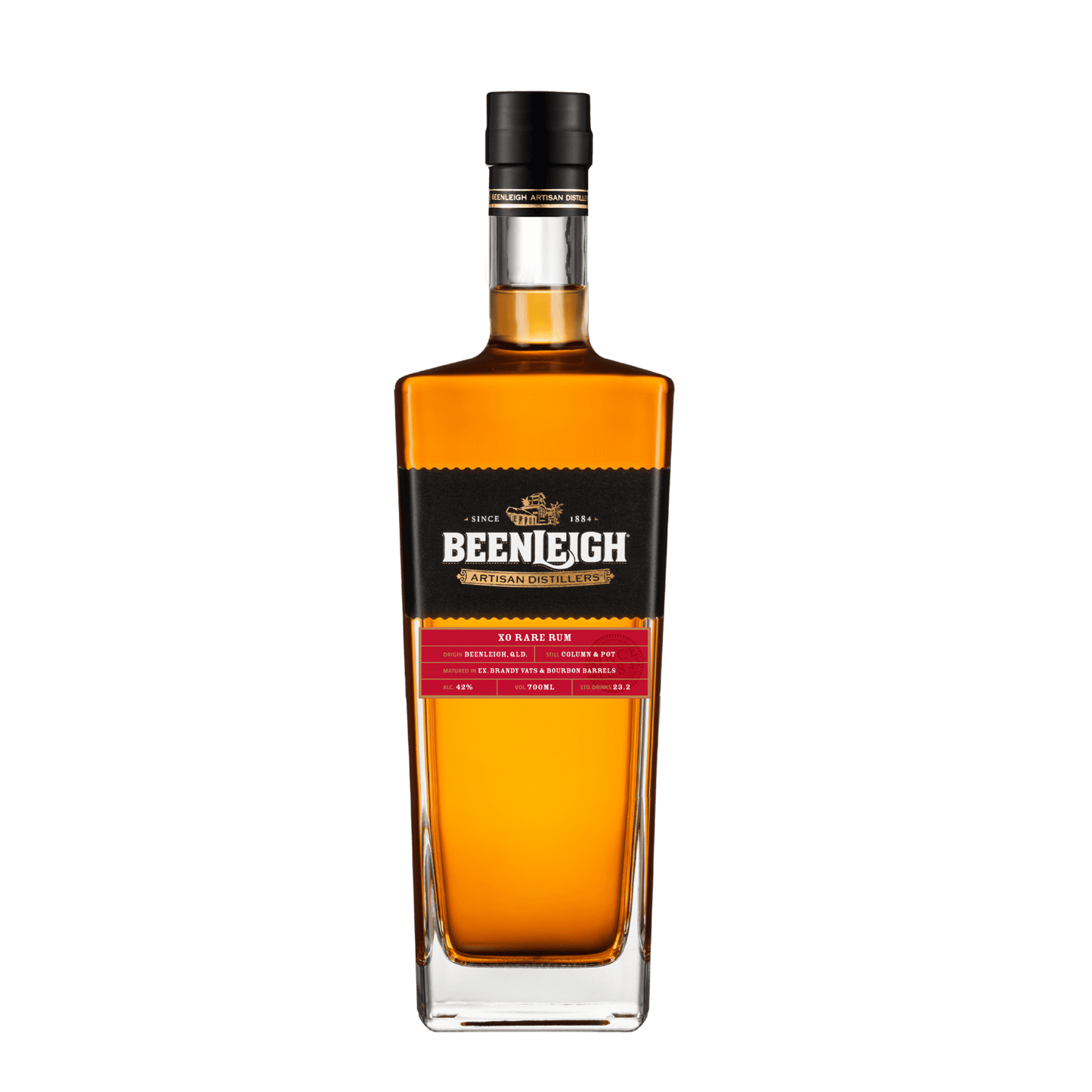 Beenleigh Artisan Distillers Xo Rare Rum, 700ml 42% Alc.