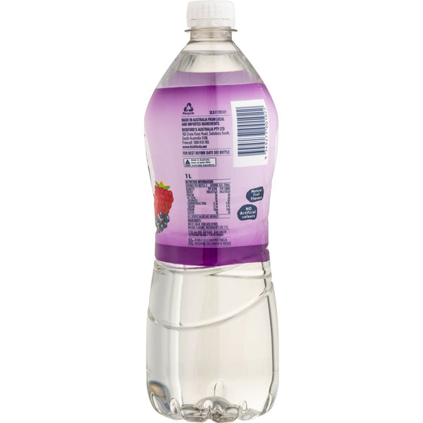 Aqua Pura Fruit Splash Wildberry 1Lt x 12 - Carton x 12 -