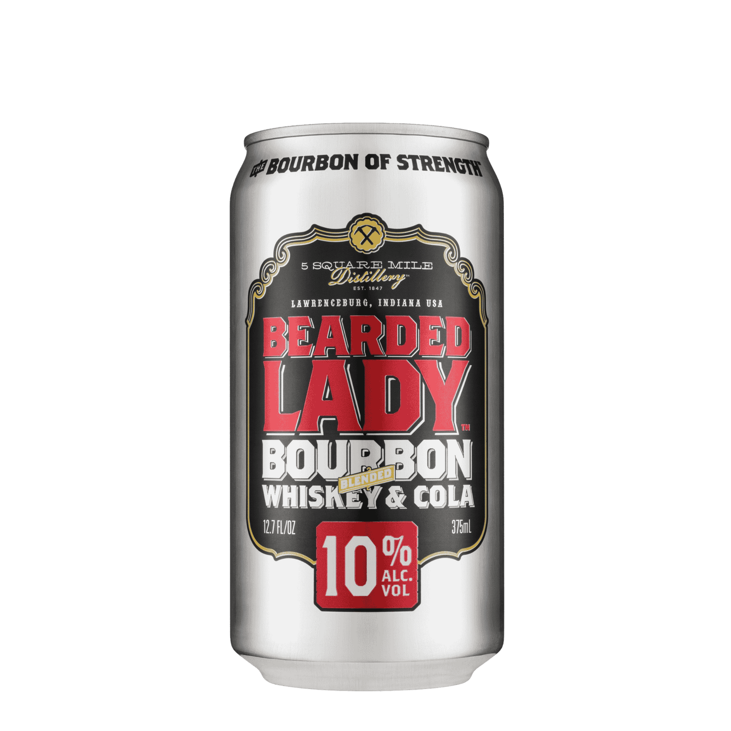 Bearded Lady Bourbon & Cola, 375ml 10% Alc. - Premixed