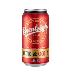 Beenleigh Rum & Cola 375ml 8% Alc - Rum & Cola