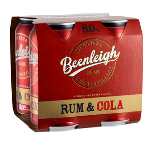 Beenleigh Rum & Cola 375ml 8% Alc - Rum & Cola