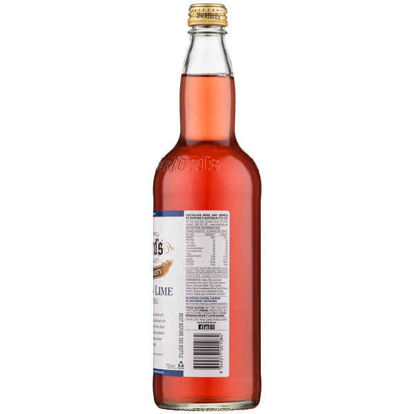 Bickford’s Diet Lemon Lime & Bitters Cordial 750ml - Cordial