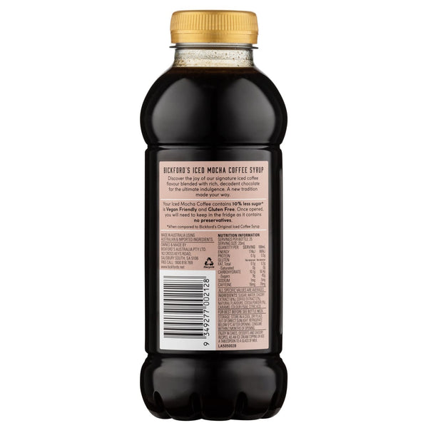 Bickford’s Iced Mocha Coffee Syrup 500ml - Syrup