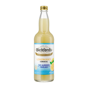 Bickford’s No Added Sugar Lemon Cordial 750ml - Cordial
