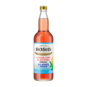 Bickford’s No Added Sugar Lemon Lime & Bitters Cordial