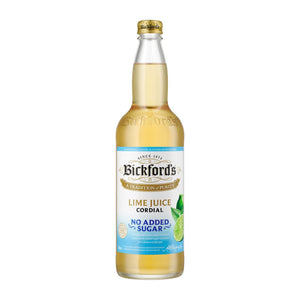 Bickford’s No Added Sugar Lime Cordial 750ml - Cordial