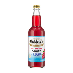 Bickford’s No Added Sugar Raspberry Cordial 750ml - Cordial
