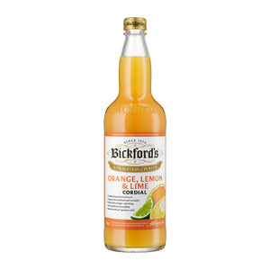 Bickford’s Orange Lemon & Lime Cordial 750ml - Cordial