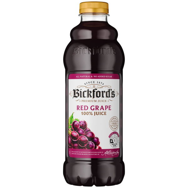 Bickford’s Red Grape 100% Juice 1Lt - Juice