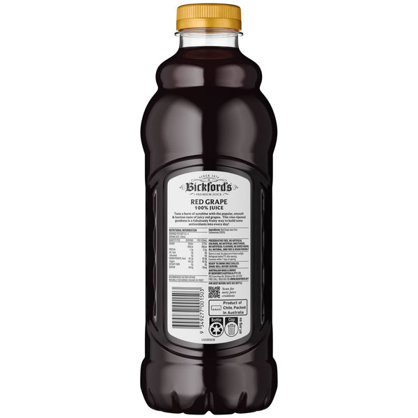Bickford’s Red Grape 100% Juice 1Lt - Juice