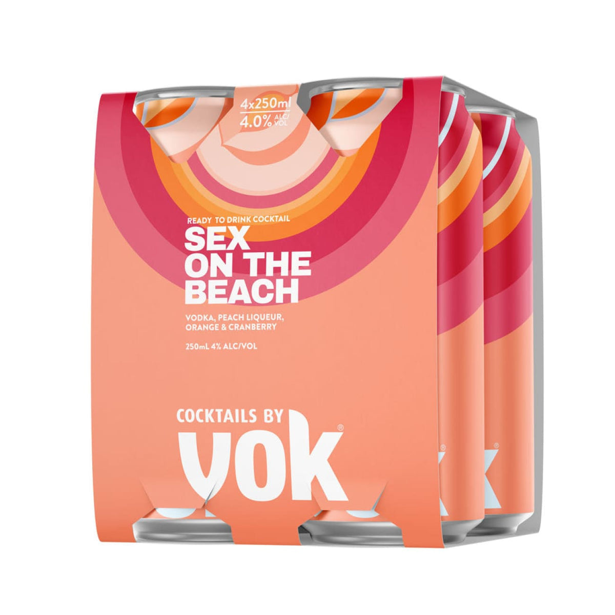 Cocktails by VOK Sex On The Beach 250ml 4% Alc. | Sippify – Sippify