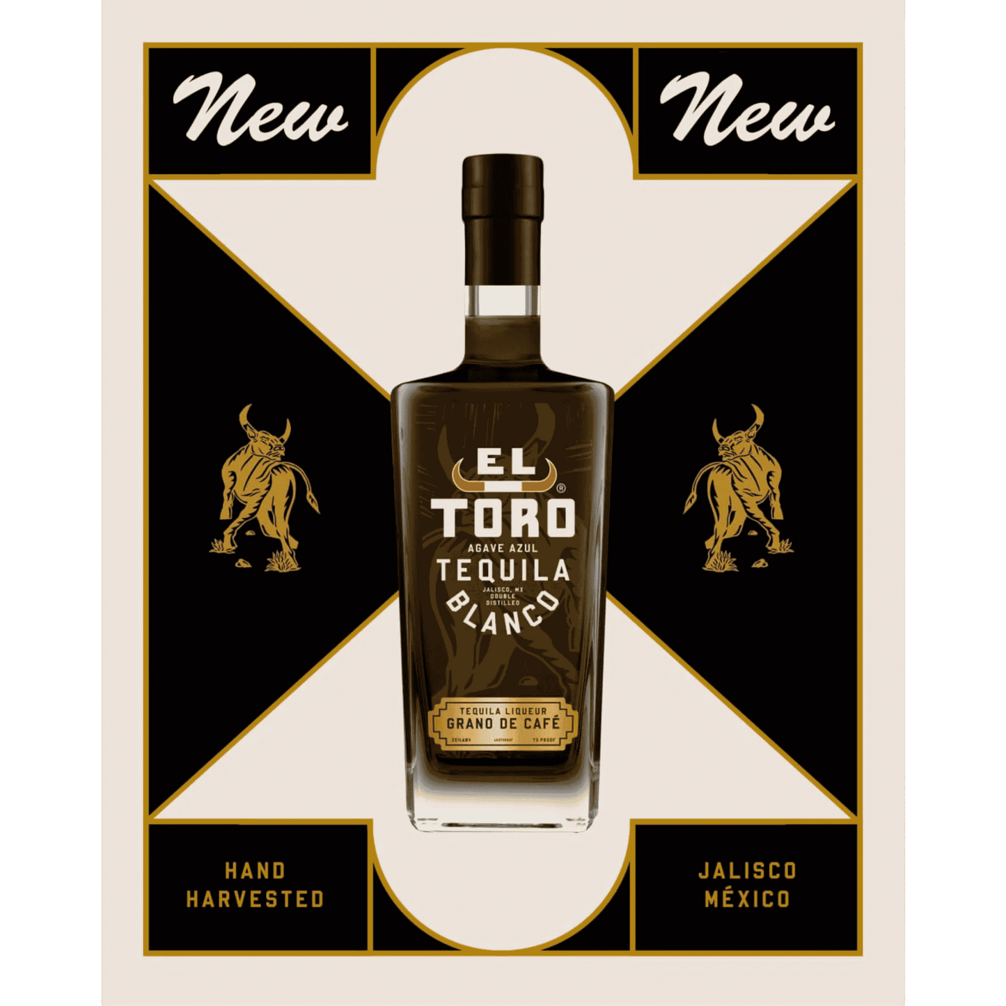 El Toro Grano de Cafe, 700ml 35% Alc. - Tequila