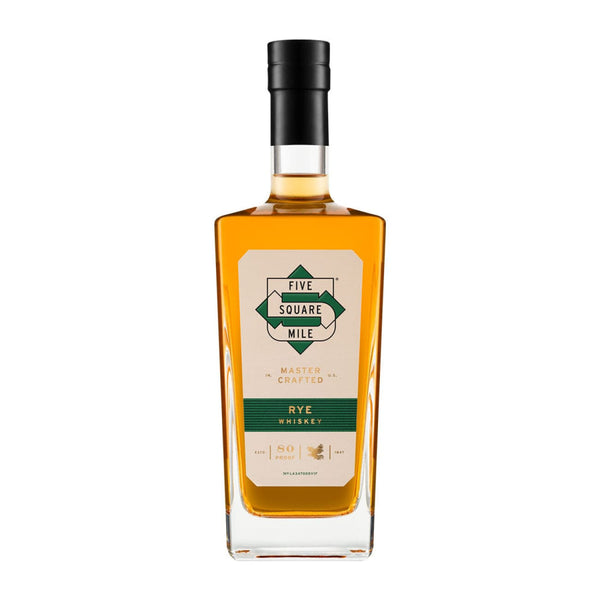 Five Square Mile Rye Whiskey 700ml 40% Alc. - Whiskey
