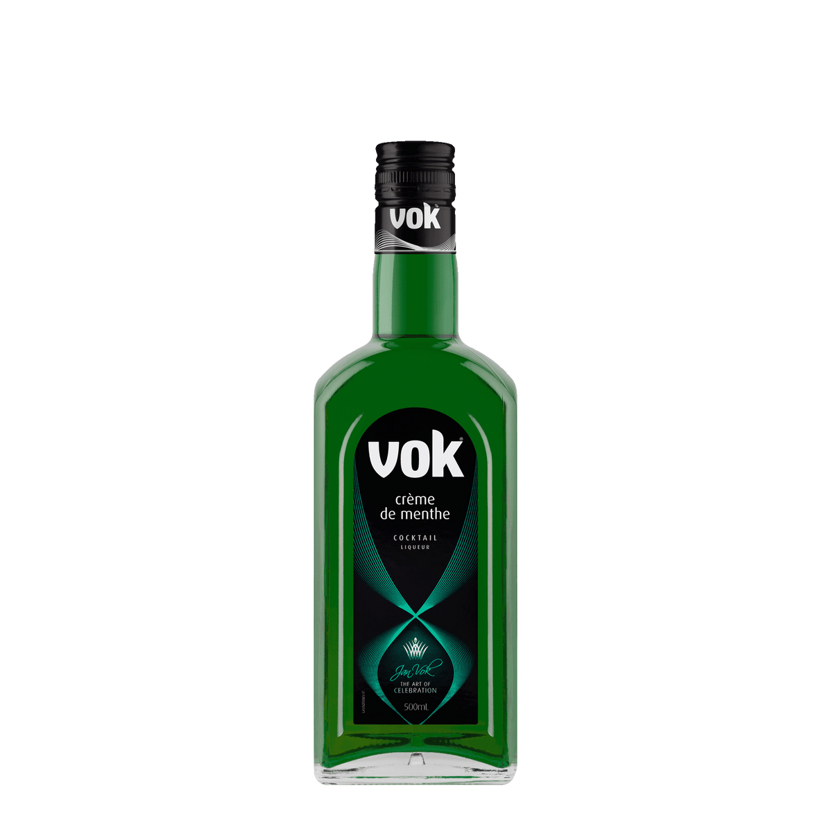 Vok Green Creme de Menthe Liqueur, 500ml 17% Alc. - Liqueurs