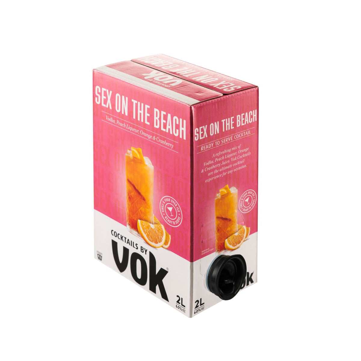 Vok Ready to Serve Cocktails Sex On The Beach 2Lt 6% Alc | – Sippify