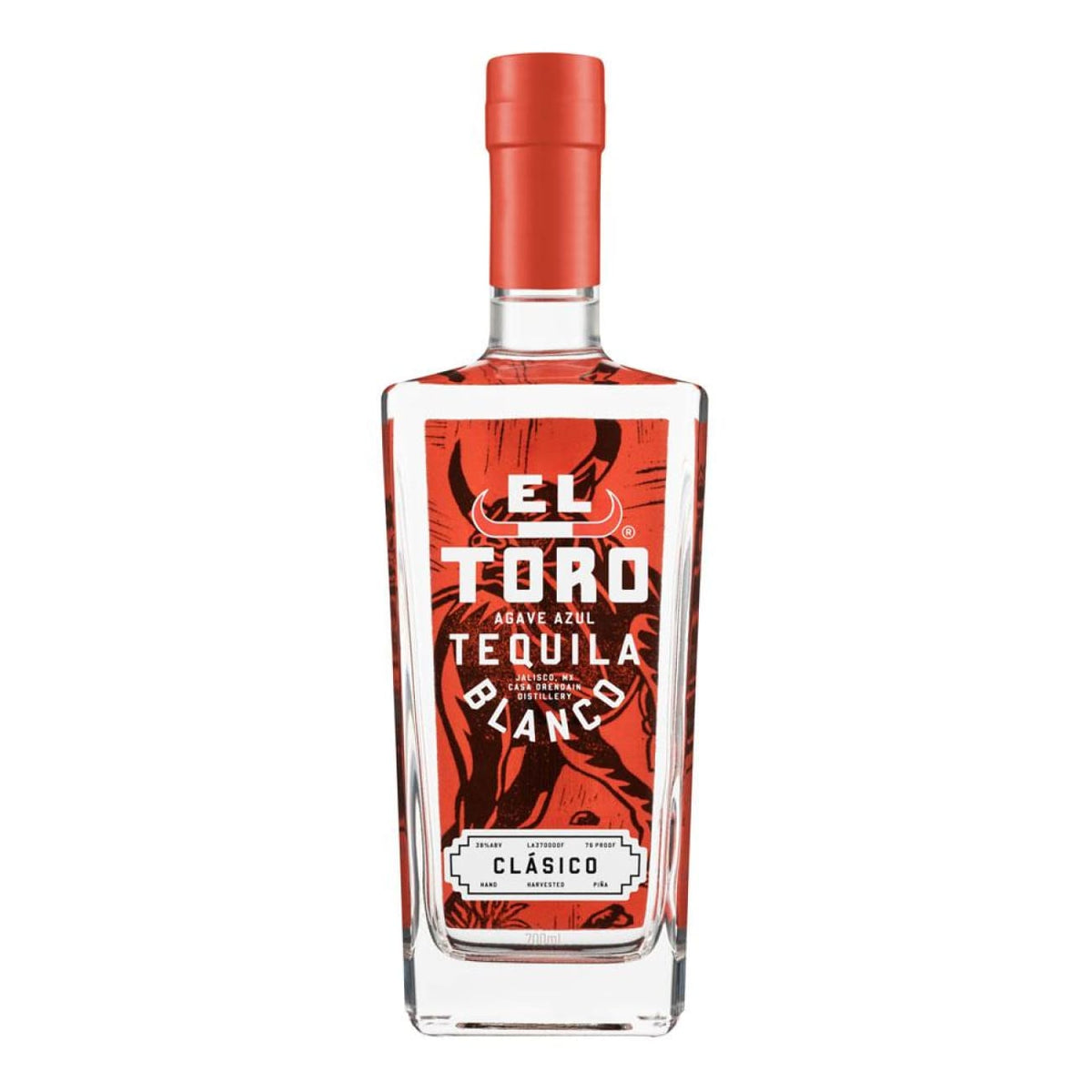 El Toro Tequila Blanco 700ml 38% alc.