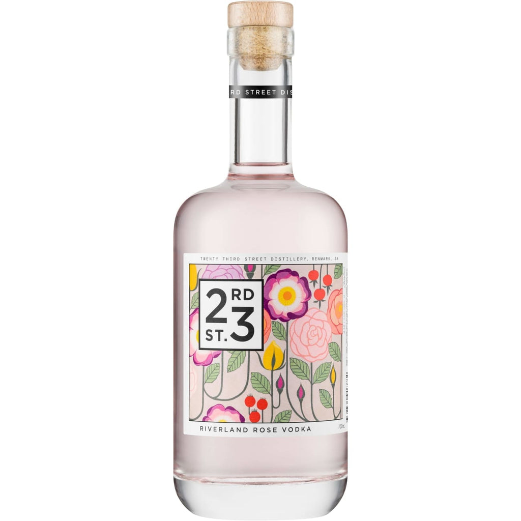 23rd Street Distillery Rose Vodka 700ml 40% Alc. - Vodka