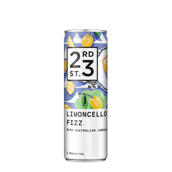 23rd Street Limoncello Fizz, 4x300mL 5% Alc.