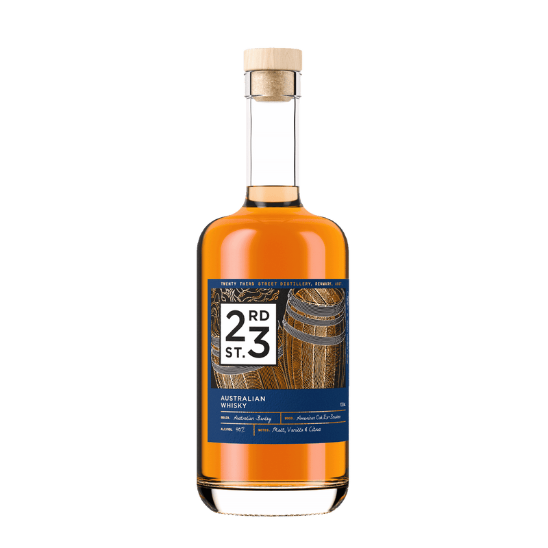 23rd Street Distillery Australian Whisky, 700ml 40% Alc.