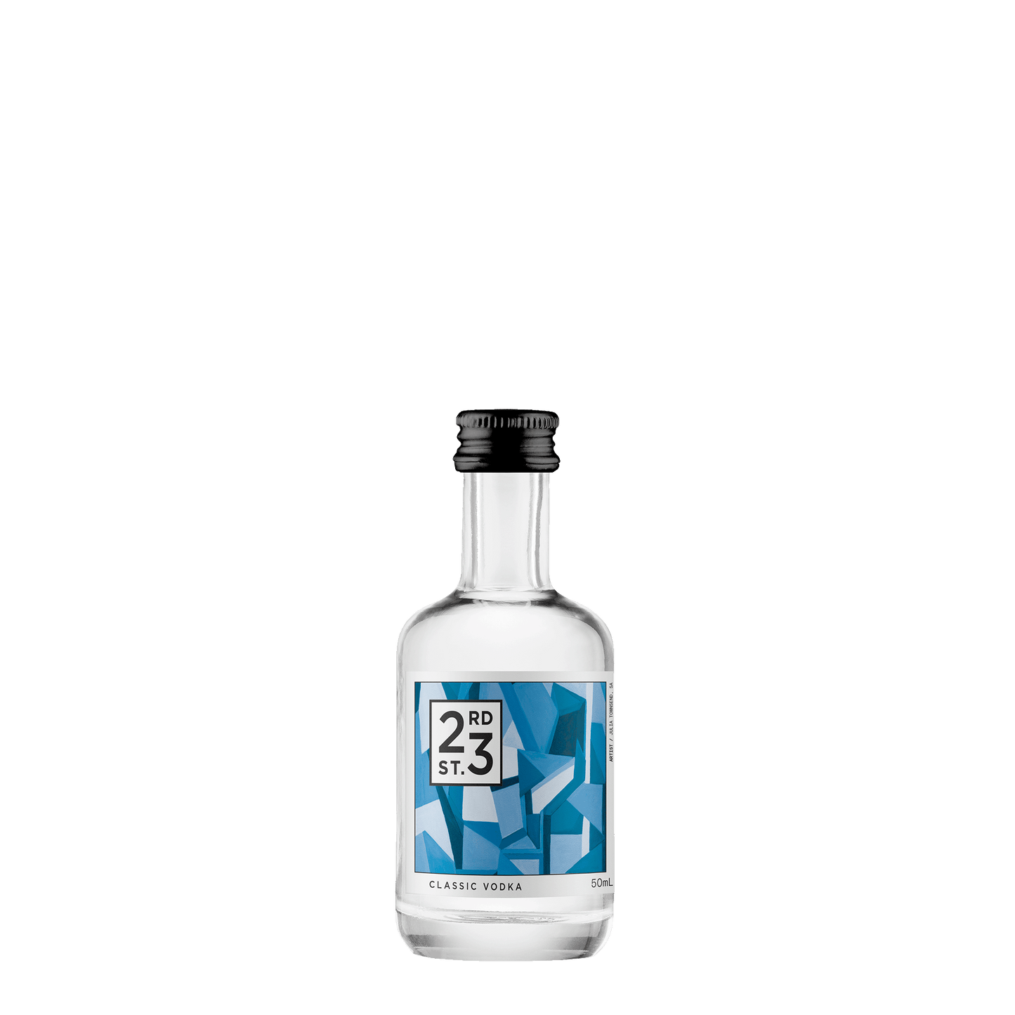 23rd Street Distillery Classic Vodka, 50ml 37% Alc - Whiskey
