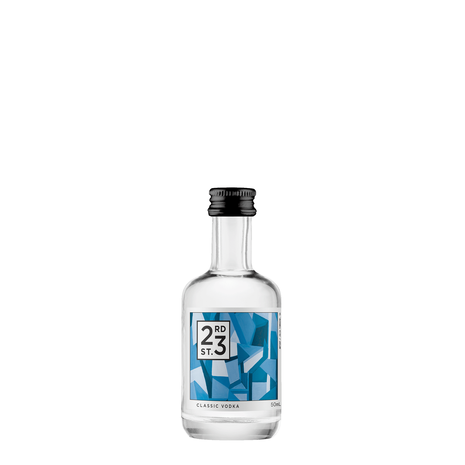 23rd Street Distillery Classic Vodka, 50ml 37% Alc - Whiskey