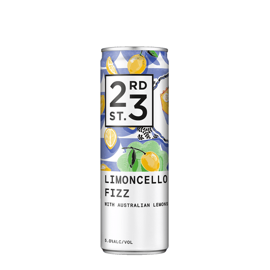23rd Street Limoncello Fizz, 4x300mL 5% Alc - Liquor
