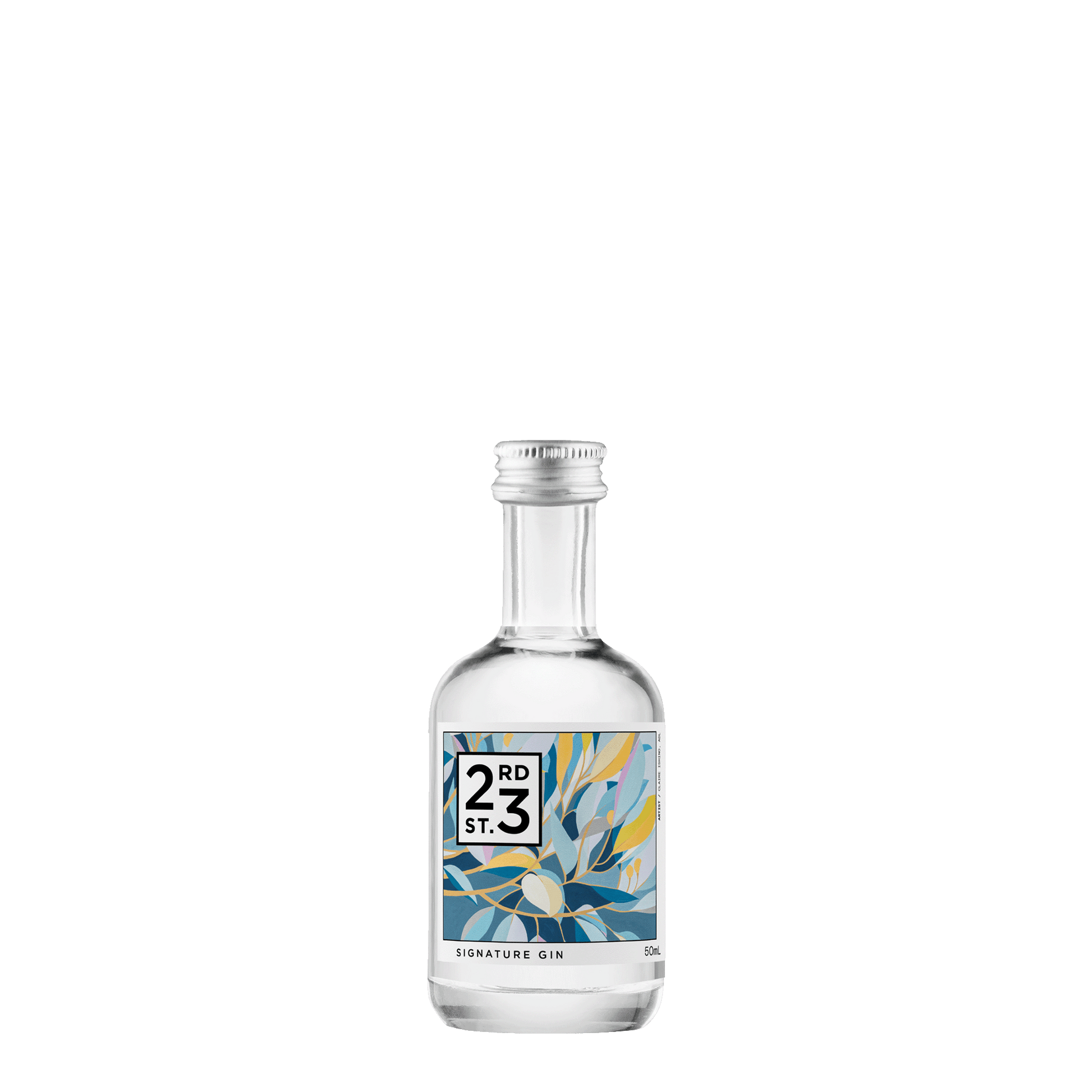 23rd Street Distillery Signature Gin, 50ml 40% Alc. - Gin