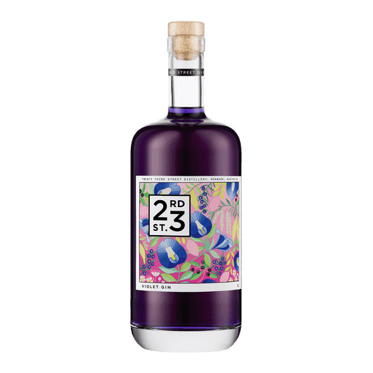 23rd Street Distillery Violet Gin, 1L 40% Alc - Gin