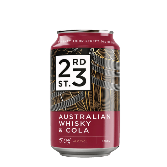 23rd Street Australian Whisky & Cola, 375 5% Alc - Premixed