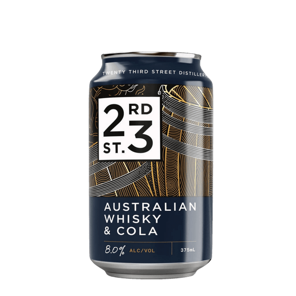 23rd Street Australian Whisky & Cola 375 8% Alc - Premixed