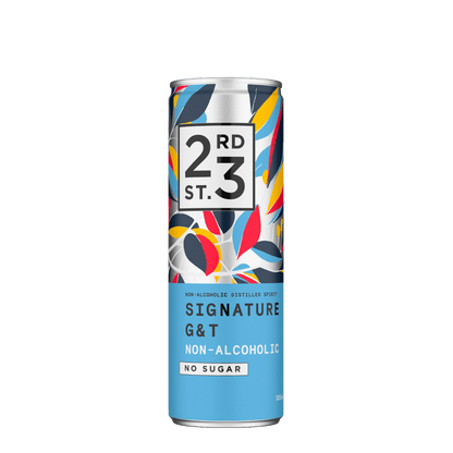 23rd Street Non-Alcoholic Signature Gin and Tonic, 300ml - Gin
