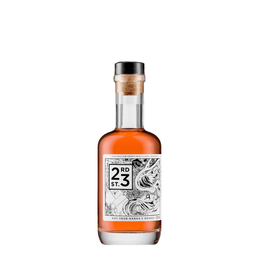 23rd Street Distillery Not Your Nanna's Brandy, 200ml 40% Alc. - Brandy