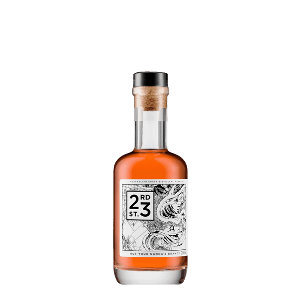 23rd Street Distillery Not Your Nanna's Brandy, 200ml 40% Alc. - Brandy