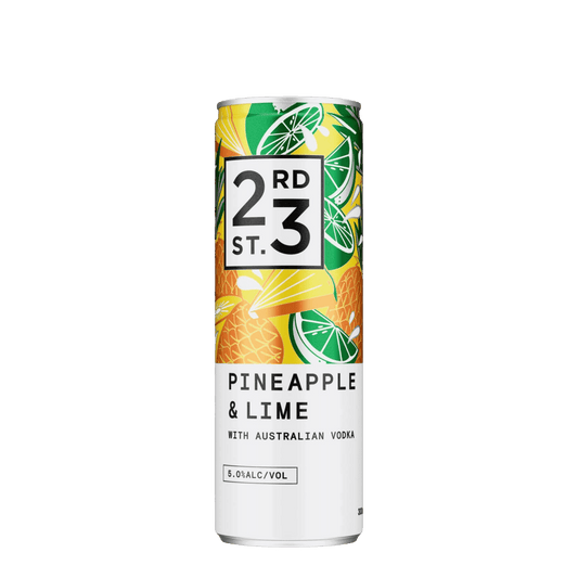 23rd Street Pineapple & Lime Vodka, 4x300mL 5% Alc. - Premixed