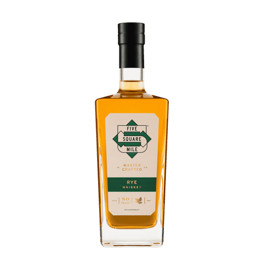 Five Square Mile Rye Whiskey, 700ml 40% Alc. - Whiskey