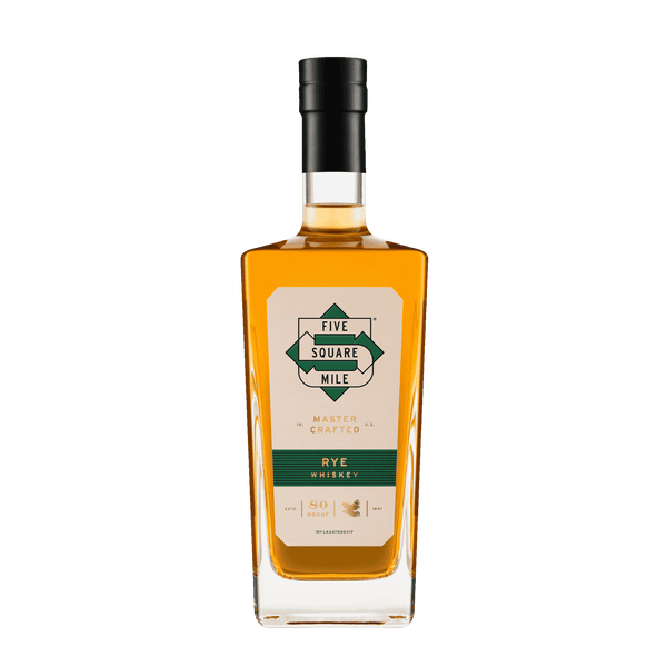 Five Square Mile Rye Whiskey, 700ml 40% Alc. - Whiskey