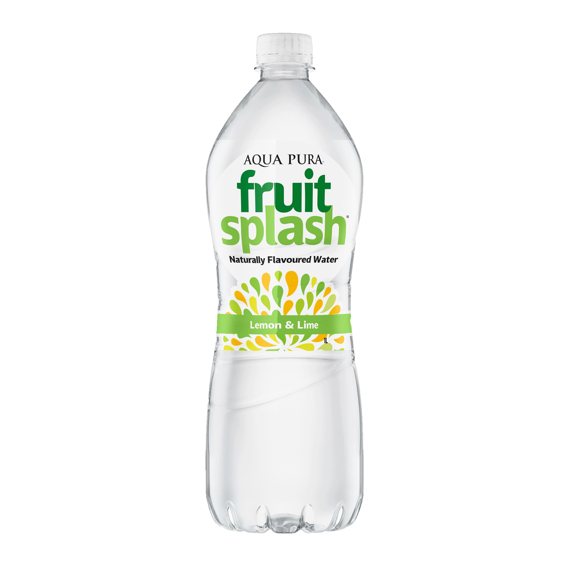 Aqua Pura Fruit Splash Lemon & Lime 1Lt x 12 - Carton x 12