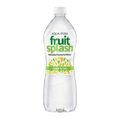 Aqua Pura Fruit Splash Lemon & Lime 1Lt x 12 - Carton x 12