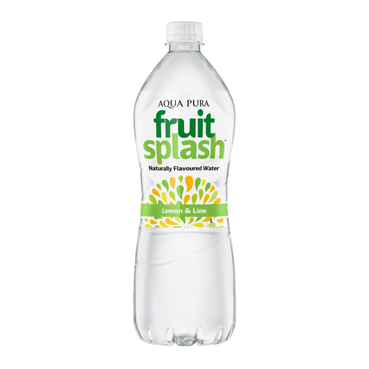 Aqua Pura Fruit Splash Lemon & Lime 1Lt x 12 - Carton x 12