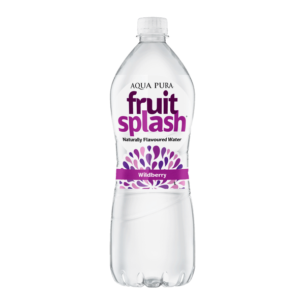 Aqua Pura Fruit Splash Wildberry, 1Lt x 12