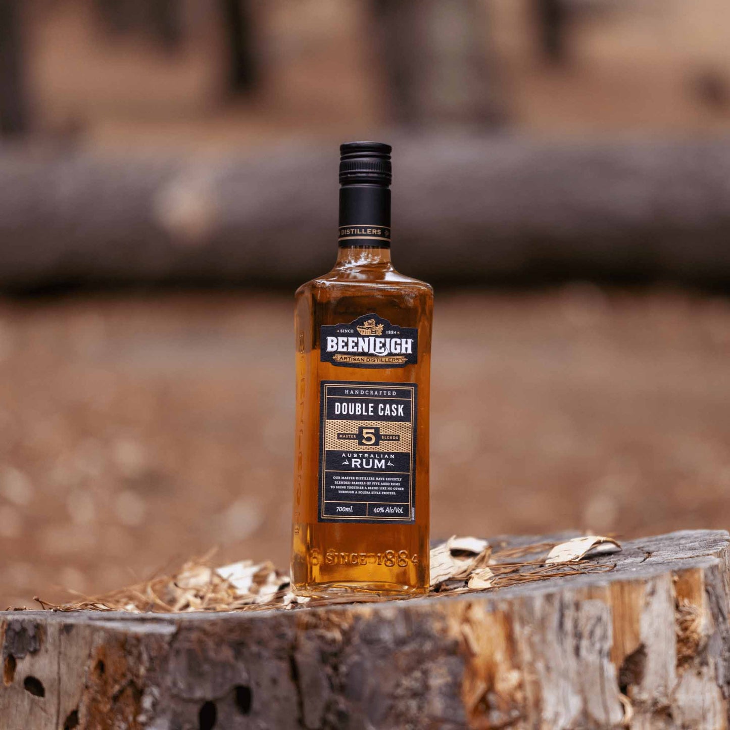 Beenleigh Artisan Distillers Double Cask Rum, 700ml 40% Alc.