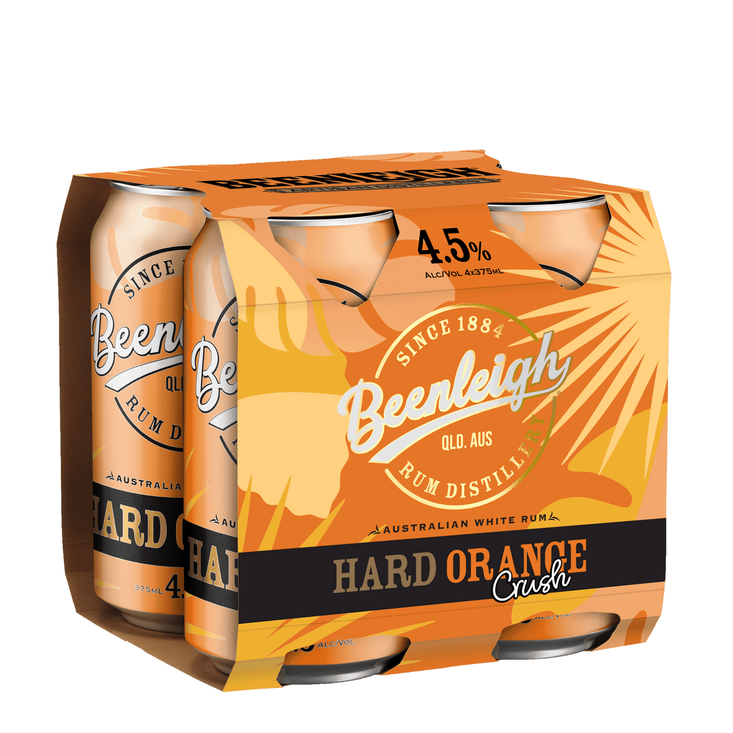 Beenleigh Hard Orange Crush, 375ml 4.5% Alc - Premixed