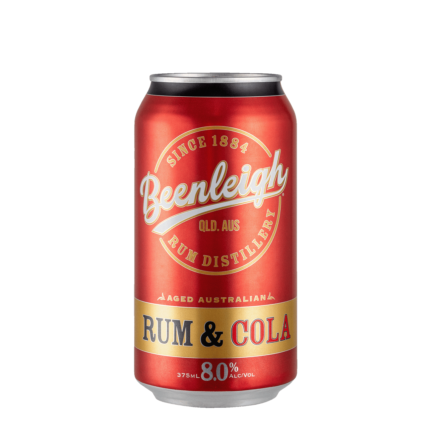 Beenleigh Rum & Cola, 375ml 8% Alc -  Premixed