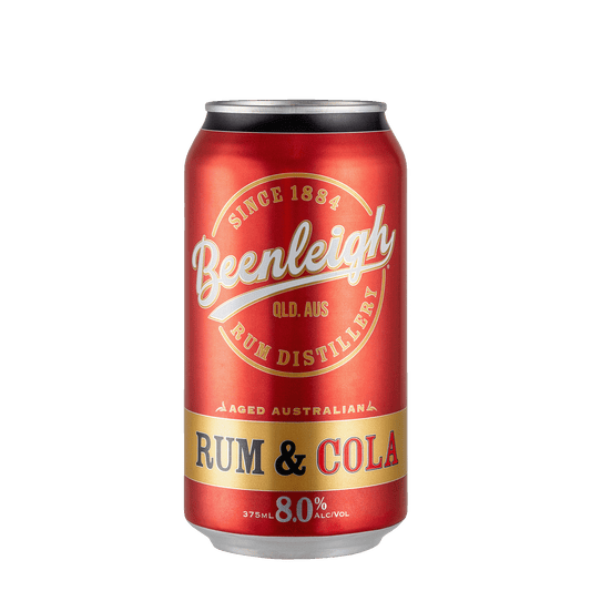 Beenleigh Rum & Cola, 375ml 8% Alc -  Premixed