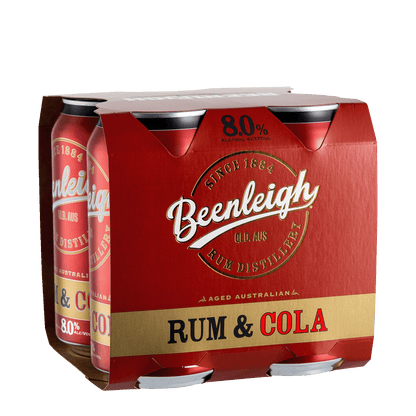 Beenleigh Rum & Cola, 375ml 8% Alc -  Premixed