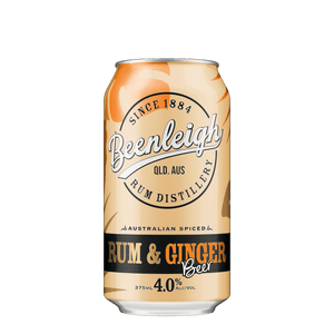 Beenleigh Artisan Distillers Spiced Rum & Ginger Beer with Native Botanicals, 375ml 4% Alc - Beer